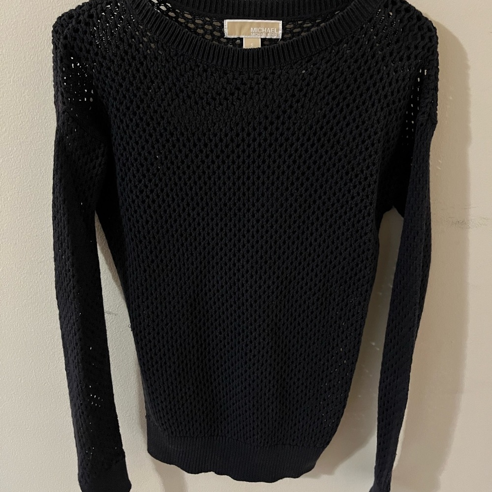 Micheal Kors navy knit sweater